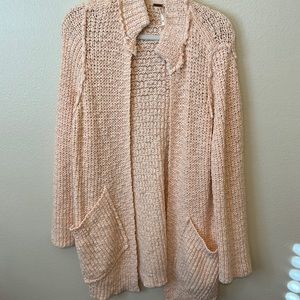 Free people oversized knit cardigan small
